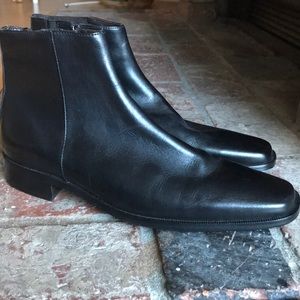 Donald J Pliner N E W men’s black leather boots